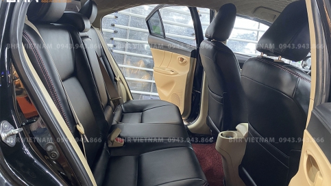 Bọc ghế da Nappa ô tô Toyota Vios: Cao cấp, Form mẫu chuẩn, mẫu mới nhất